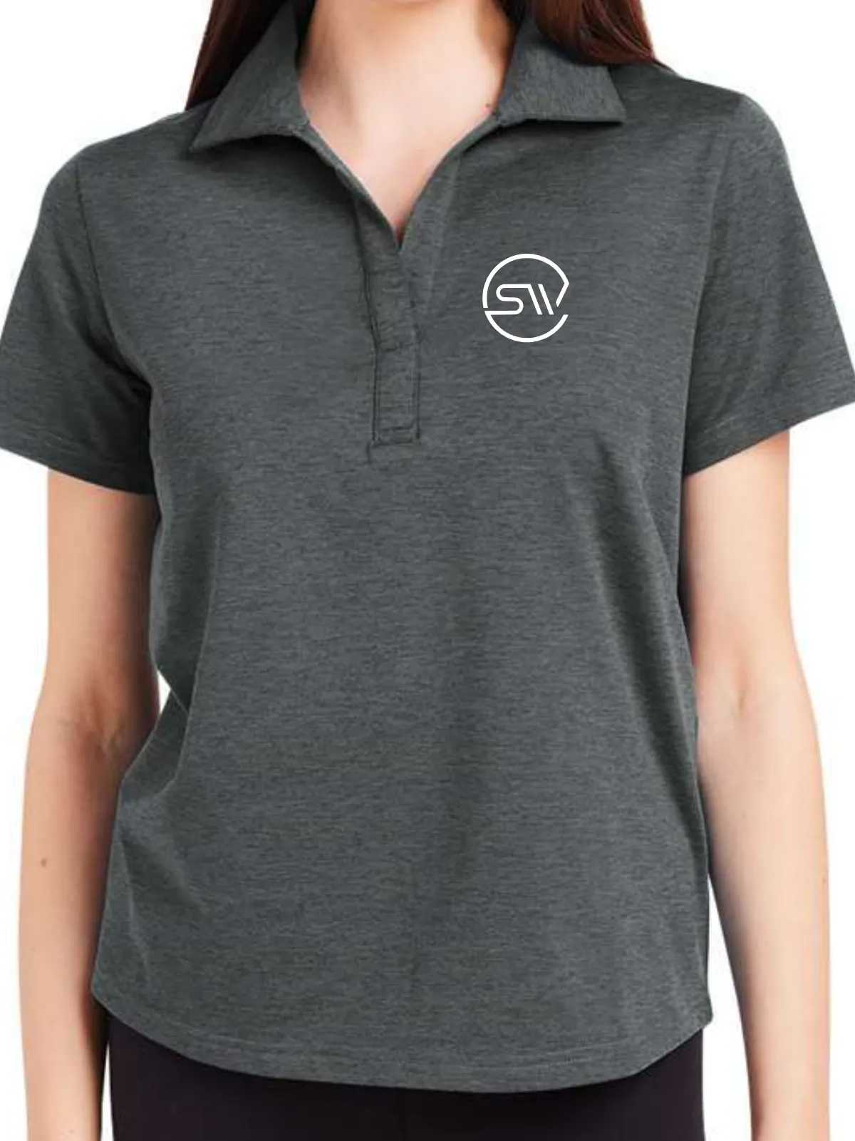 Women's Cut High-end Glyder Polo w/ Embroidered Sylvan Way Church Logo