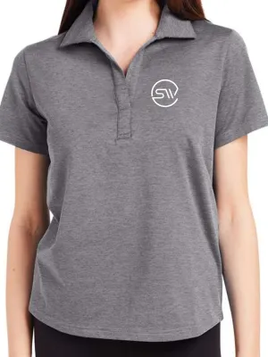 Women's Cut High-end Glyder Polo w/ Embroidered Sylvan Way Church Logo