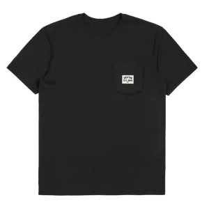 WOODBURN S/S TLRT PKT TEE BLACK