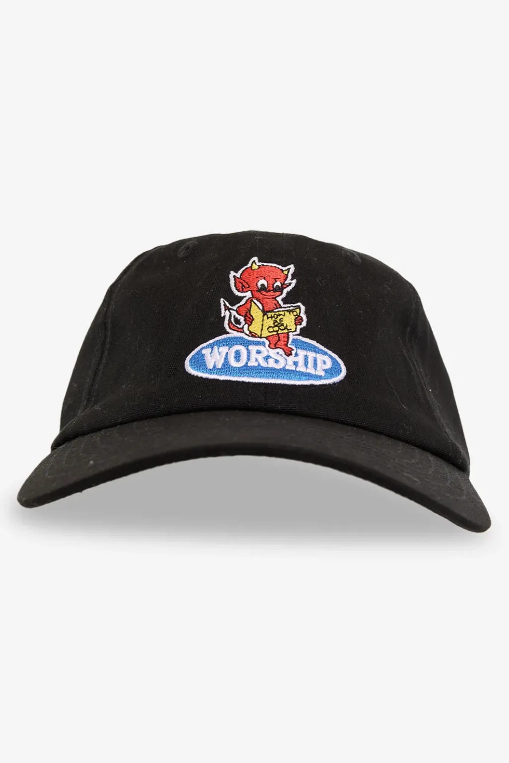 WORSHIP SUPPLIES BE COOL 6 PANEL CAP - BLACK