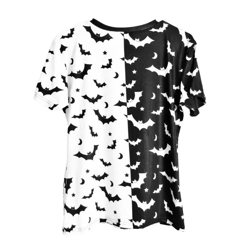 Y2K Bat Pattern Jacket for a Fresh and Stylish Look