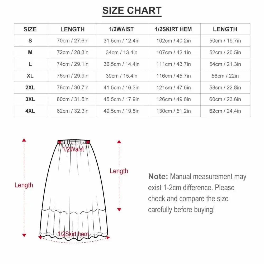 Y2K Double-Layer Chiffon Maxi Skirt for Women