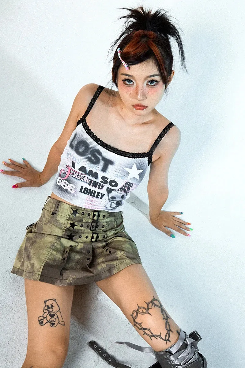 Y2K Grunge I Am So Lonely Top