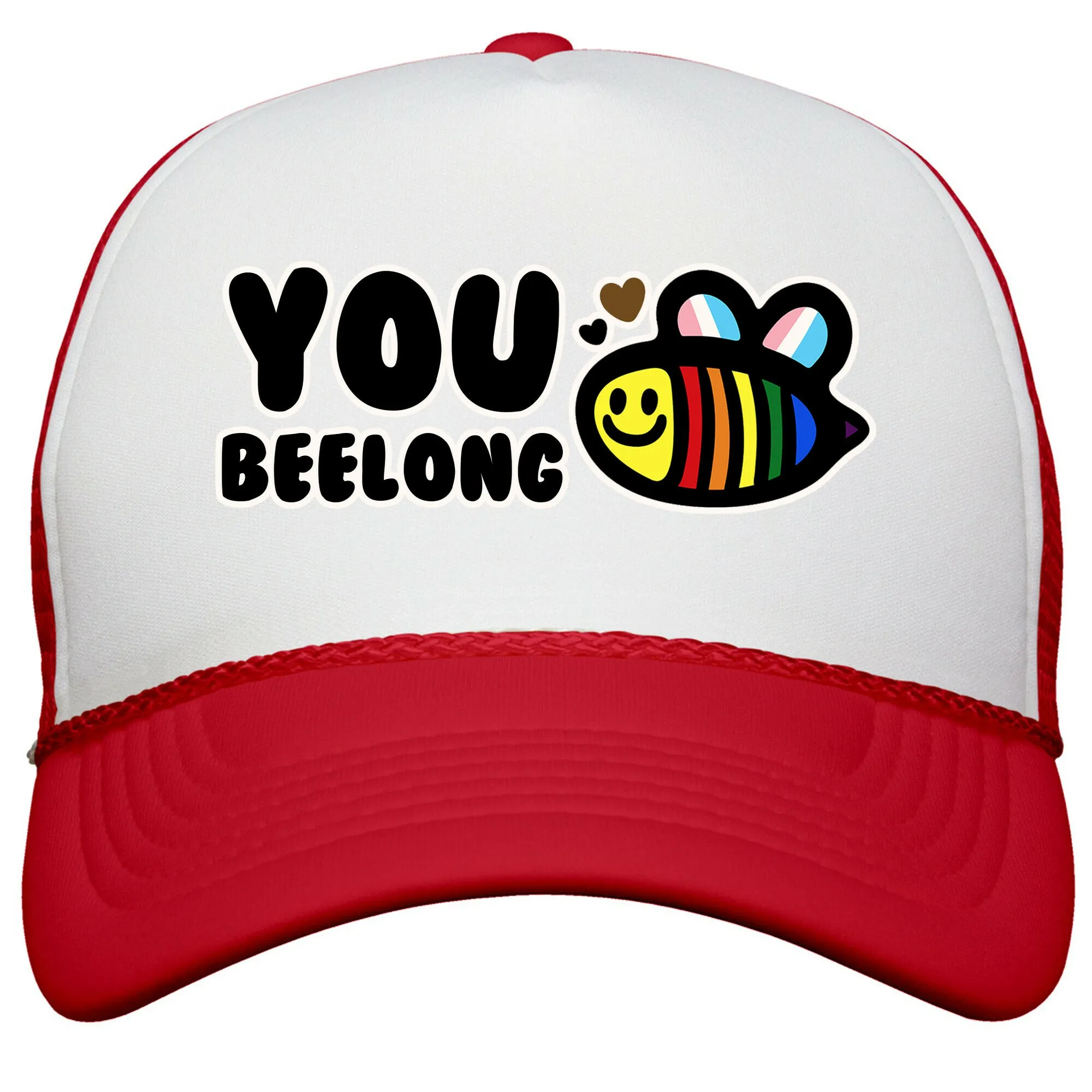 You Beelong Gay Pride Snapback Trucker Hat
