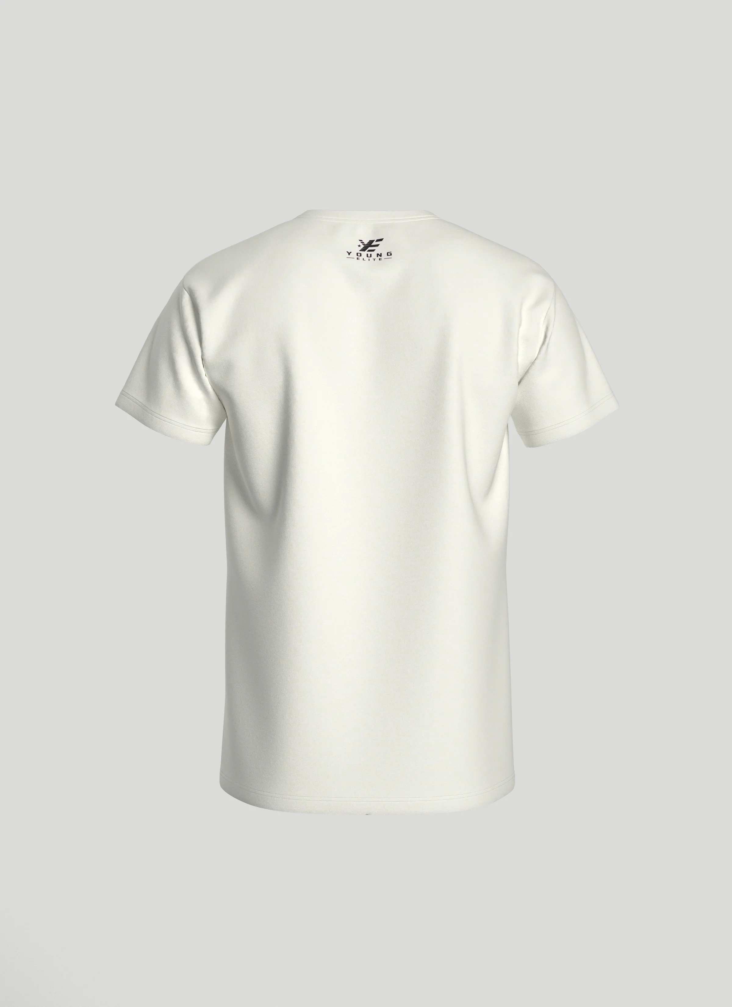 Young-Elite White & Red Female Short sleeve T-shirt